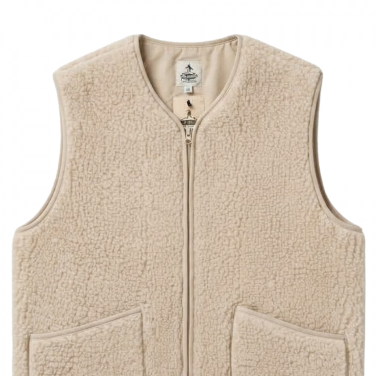 pepitko coldbreaker vest - beige - look