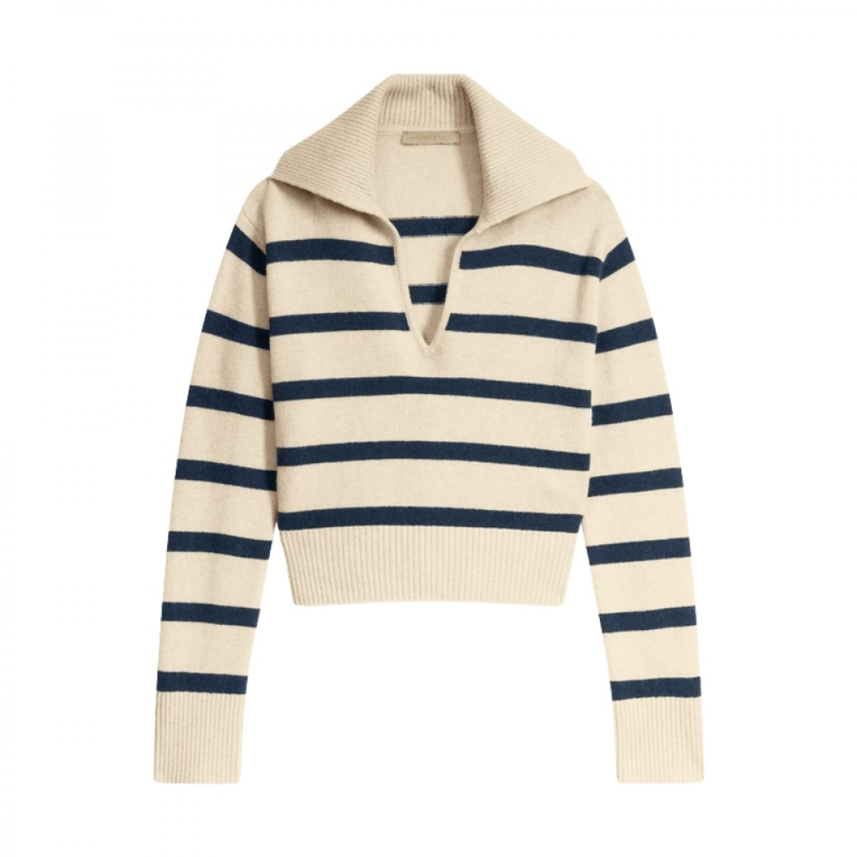 grenade knit - ecru marine - front