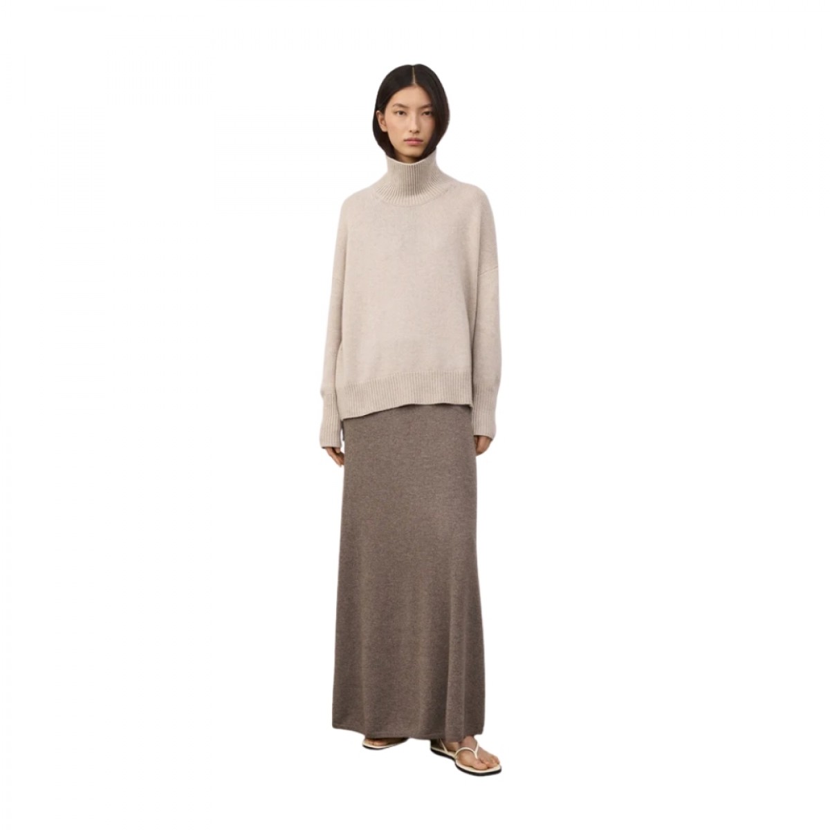 lisa yang fleur sweater - sand - look