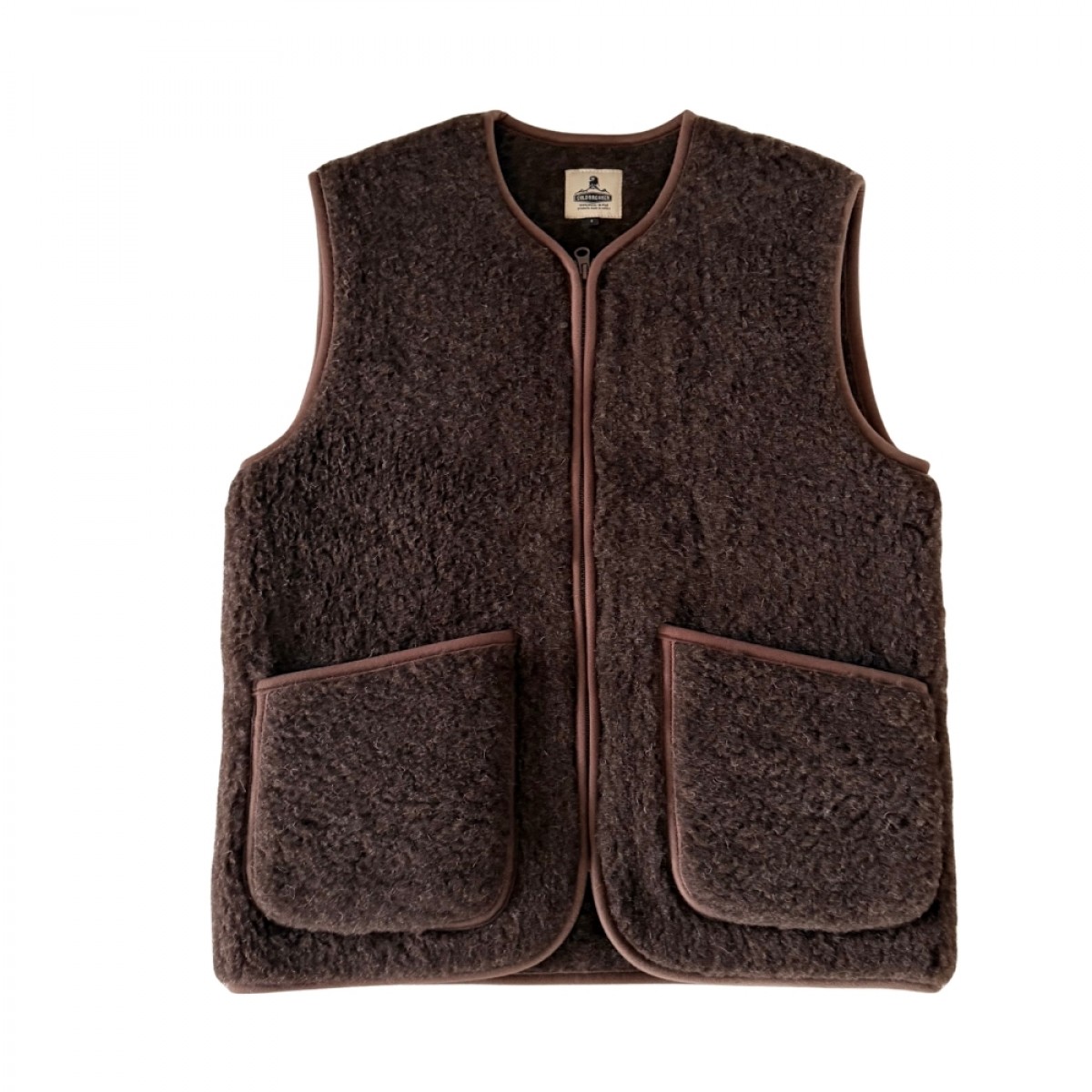 pepitko coldbreaker vest - dark brown