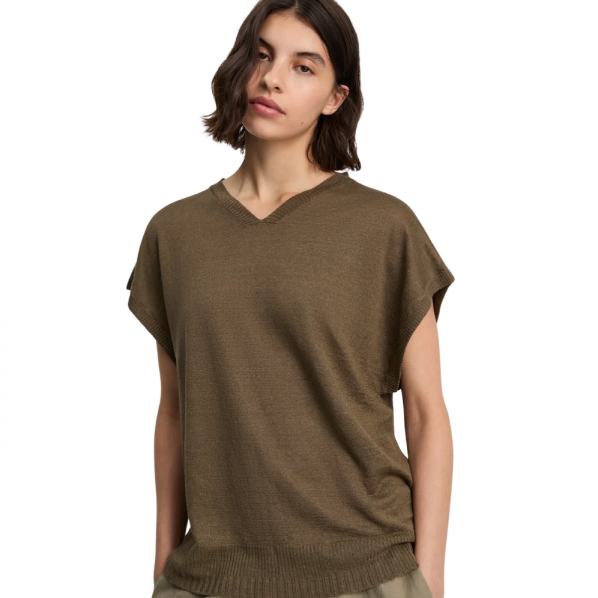 aiayu priti vest - green wood