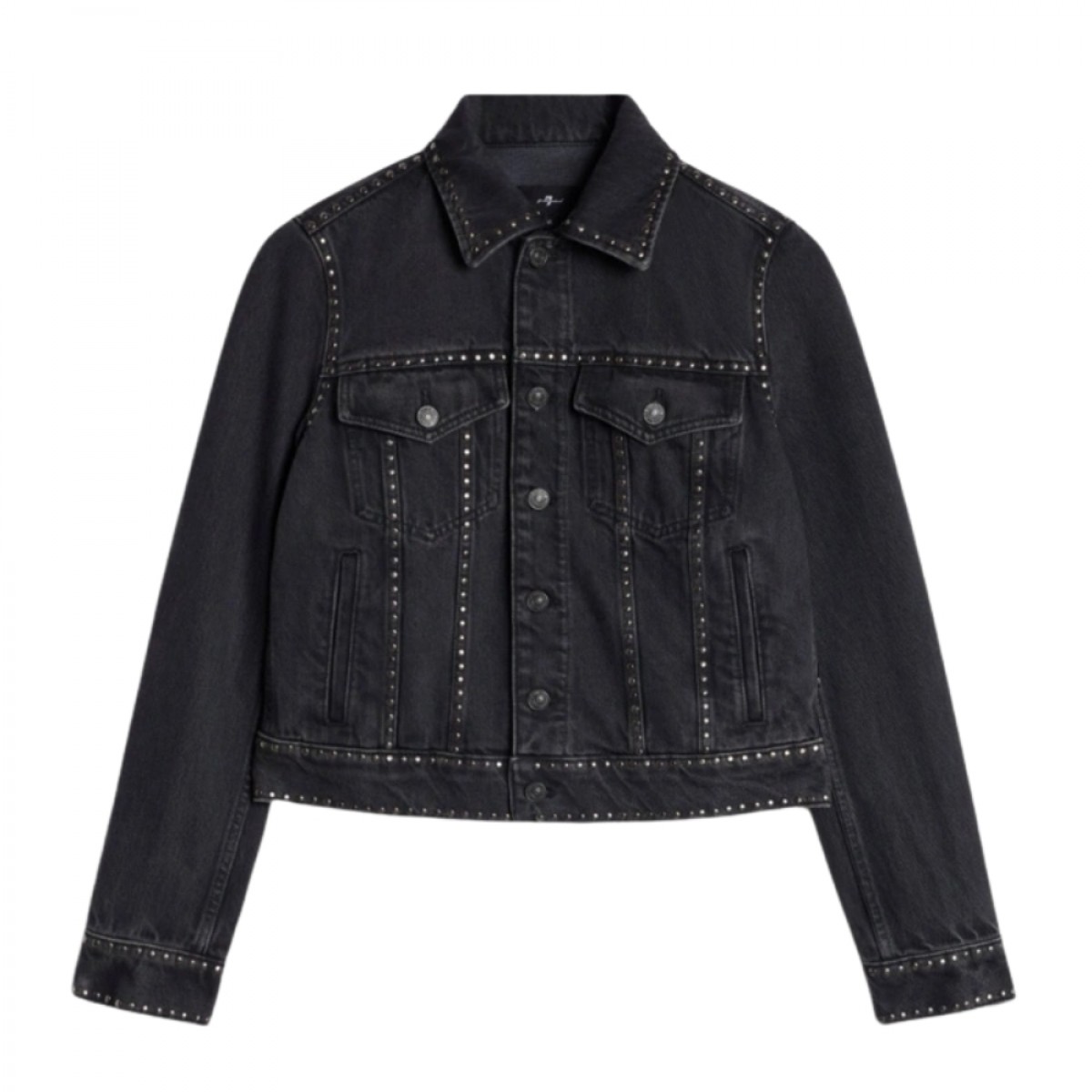 adi trucker nightscape with studs - black - front