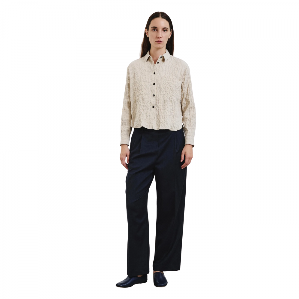pomandére pant - dark blue - look