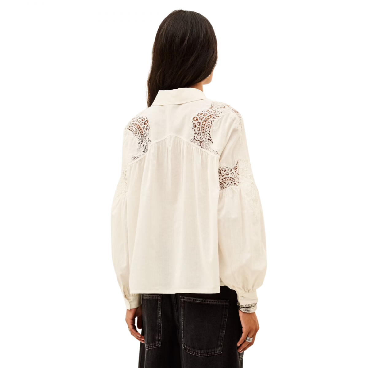 shirt roseanne - ecru - ryg