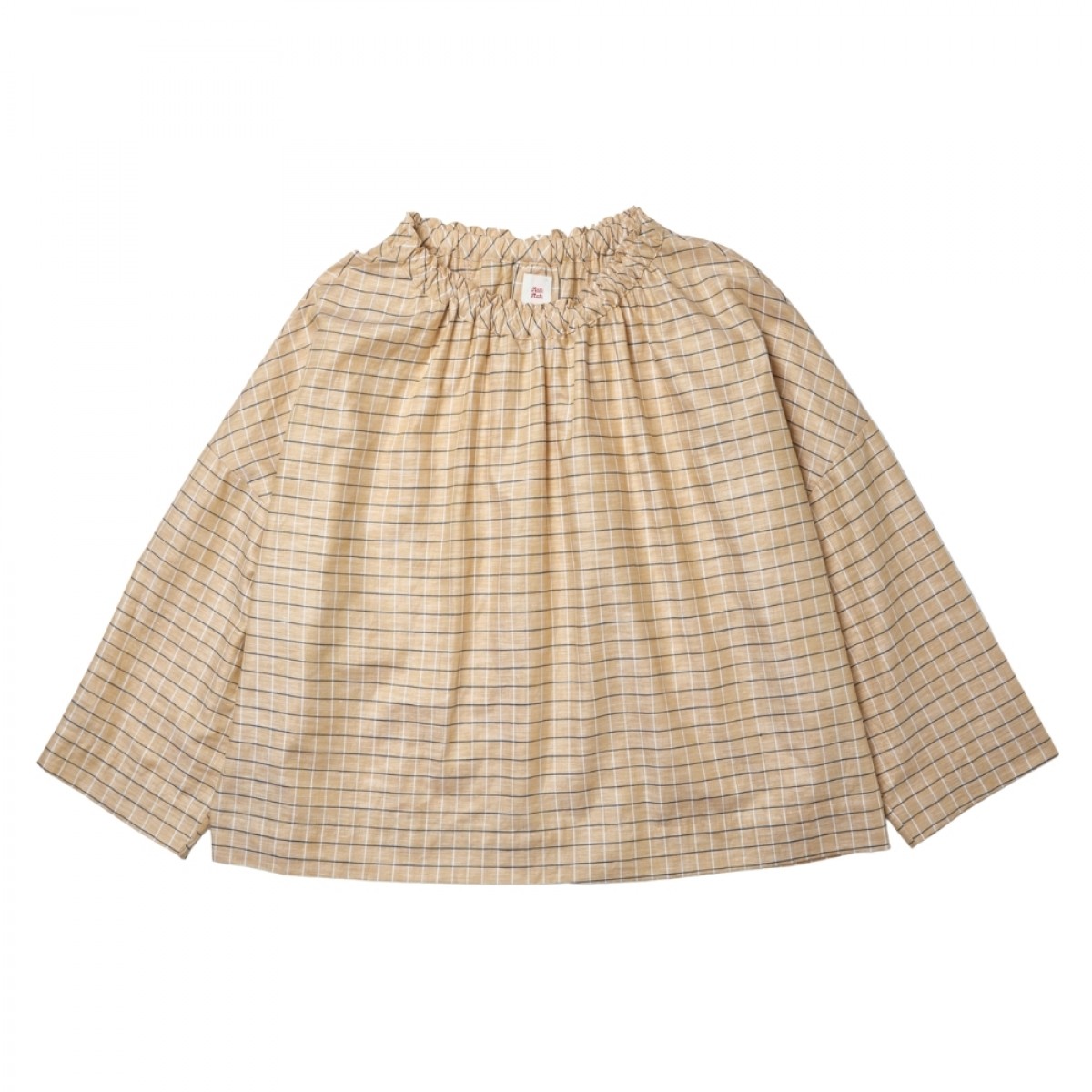 mati mati magrethe top - yellow check