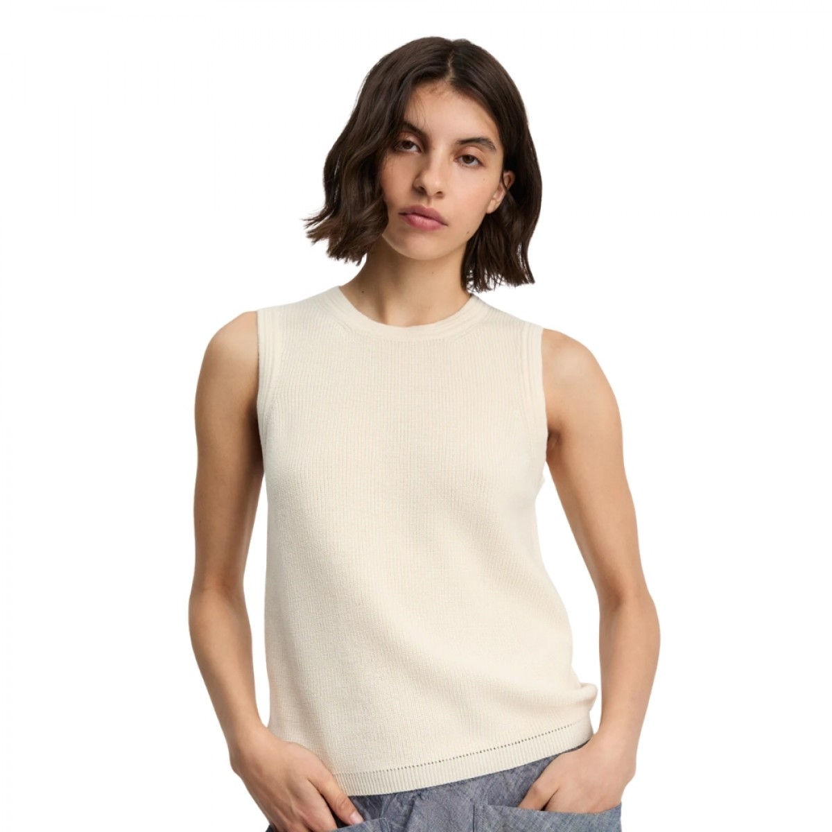 aiayu aaesha top - pure ecru