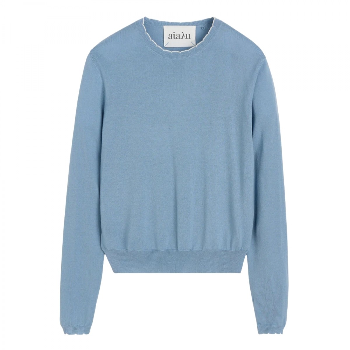 aiayu isha sweater - opal blue
