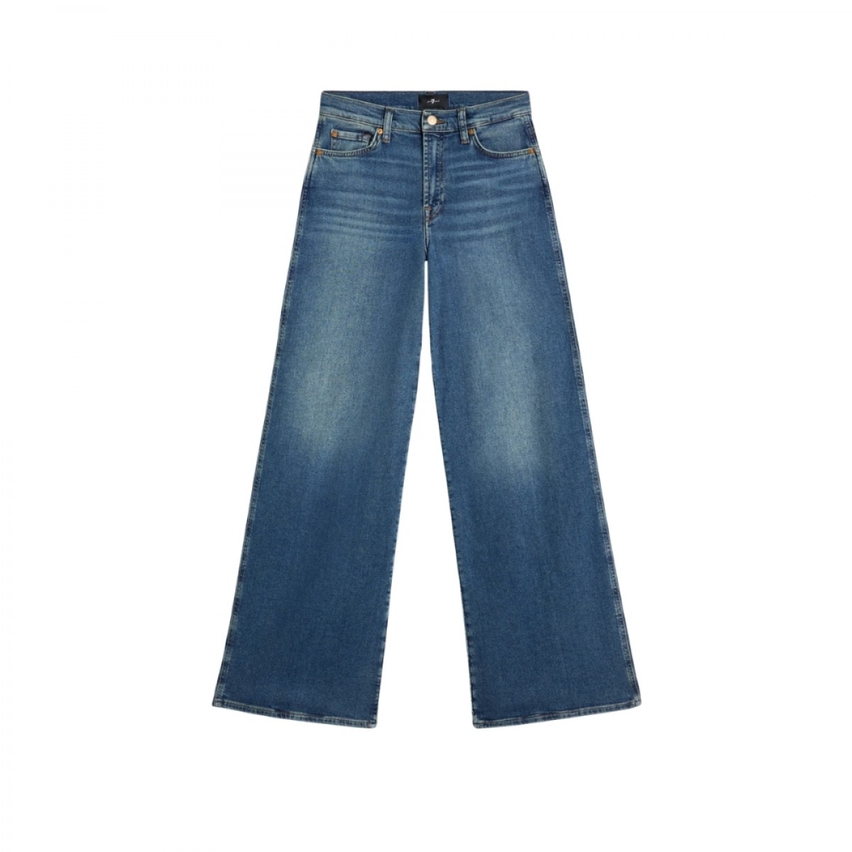 lotta luxe vintage sea level- blue denim - front