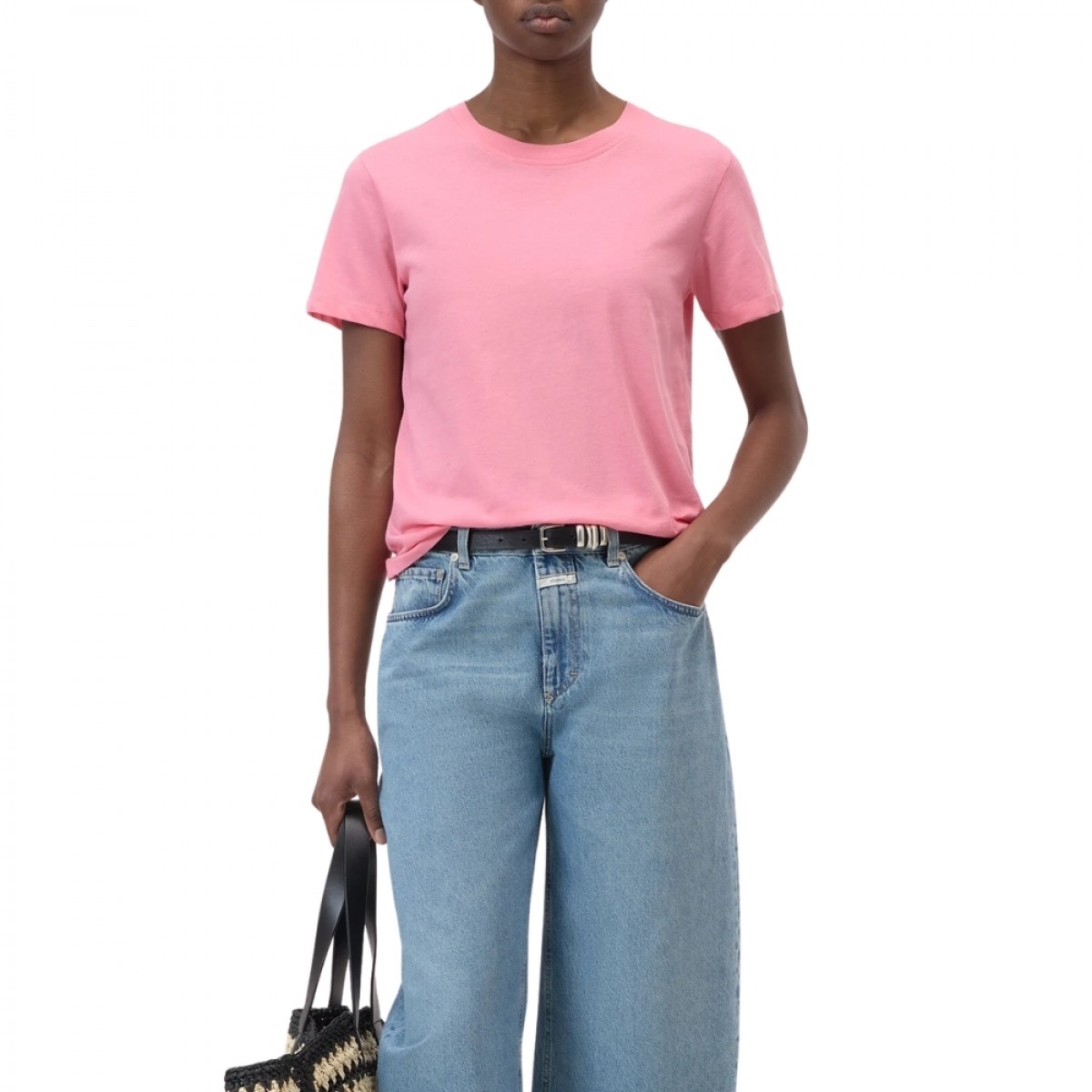 closed organic t-shirt - peony pink