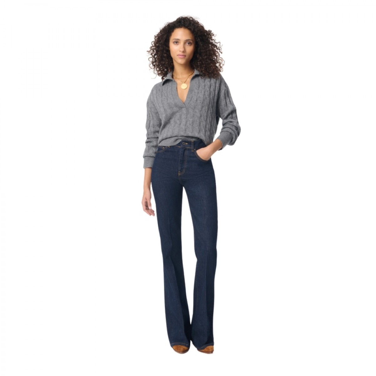 ethan jeans indigo - dark denim - look