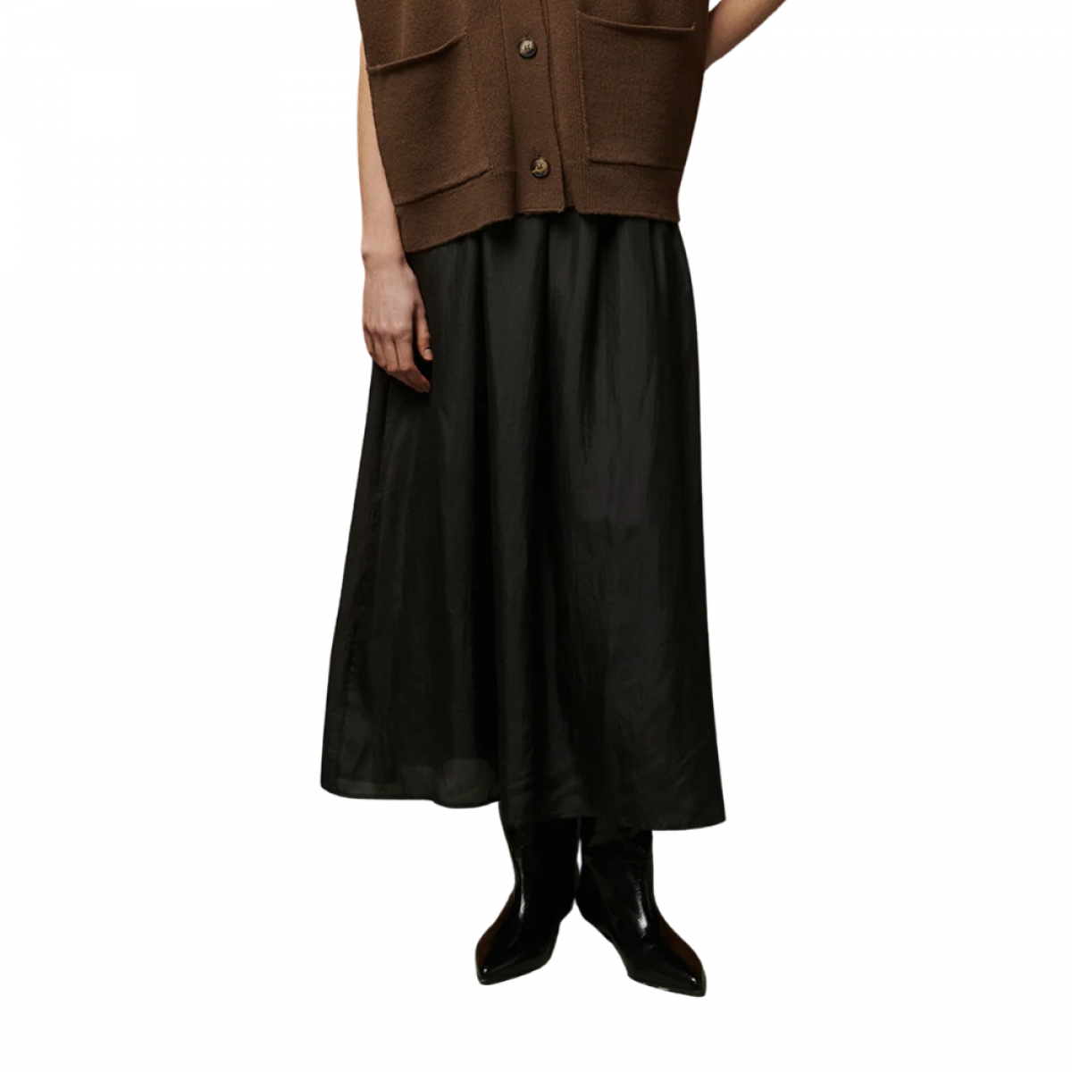 claude skirt - acier