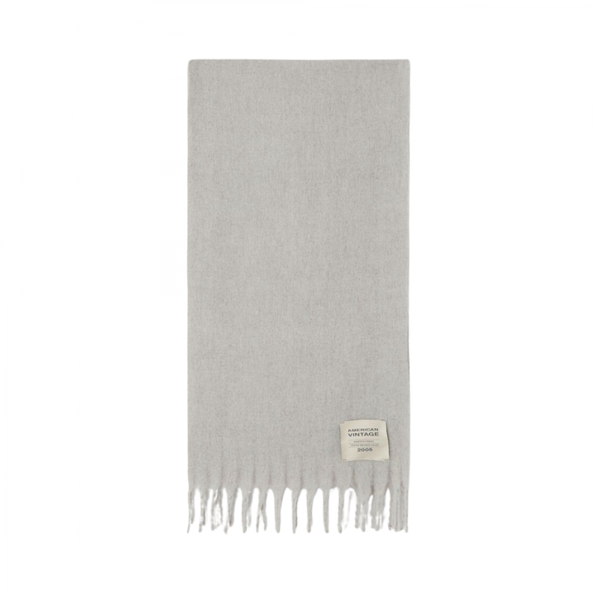zinaco scarf - grey black melange