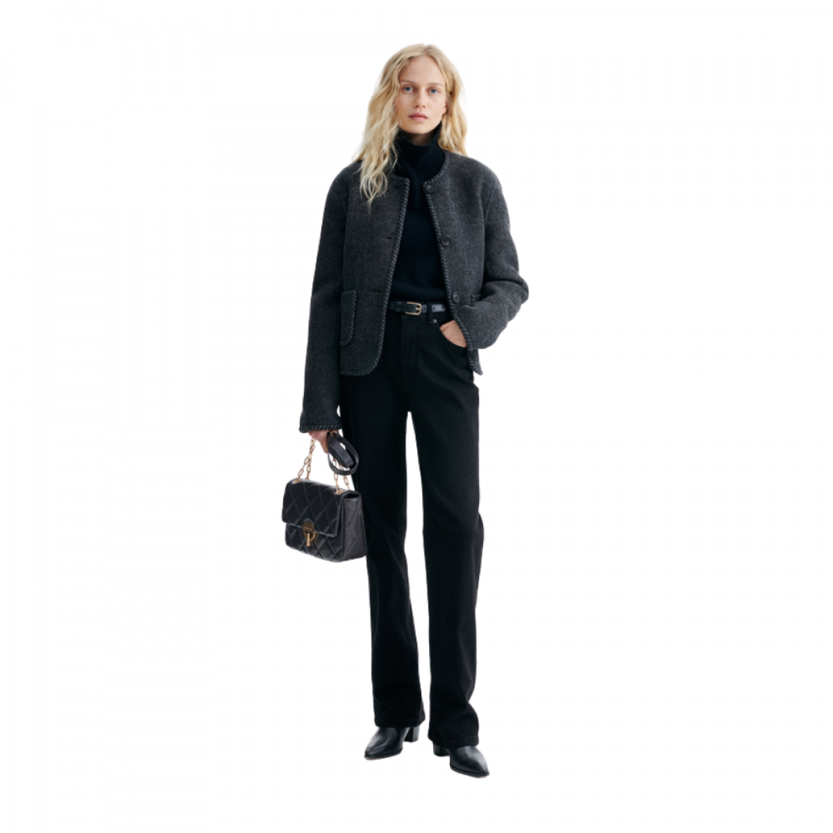 humble jacket - anthracite - look