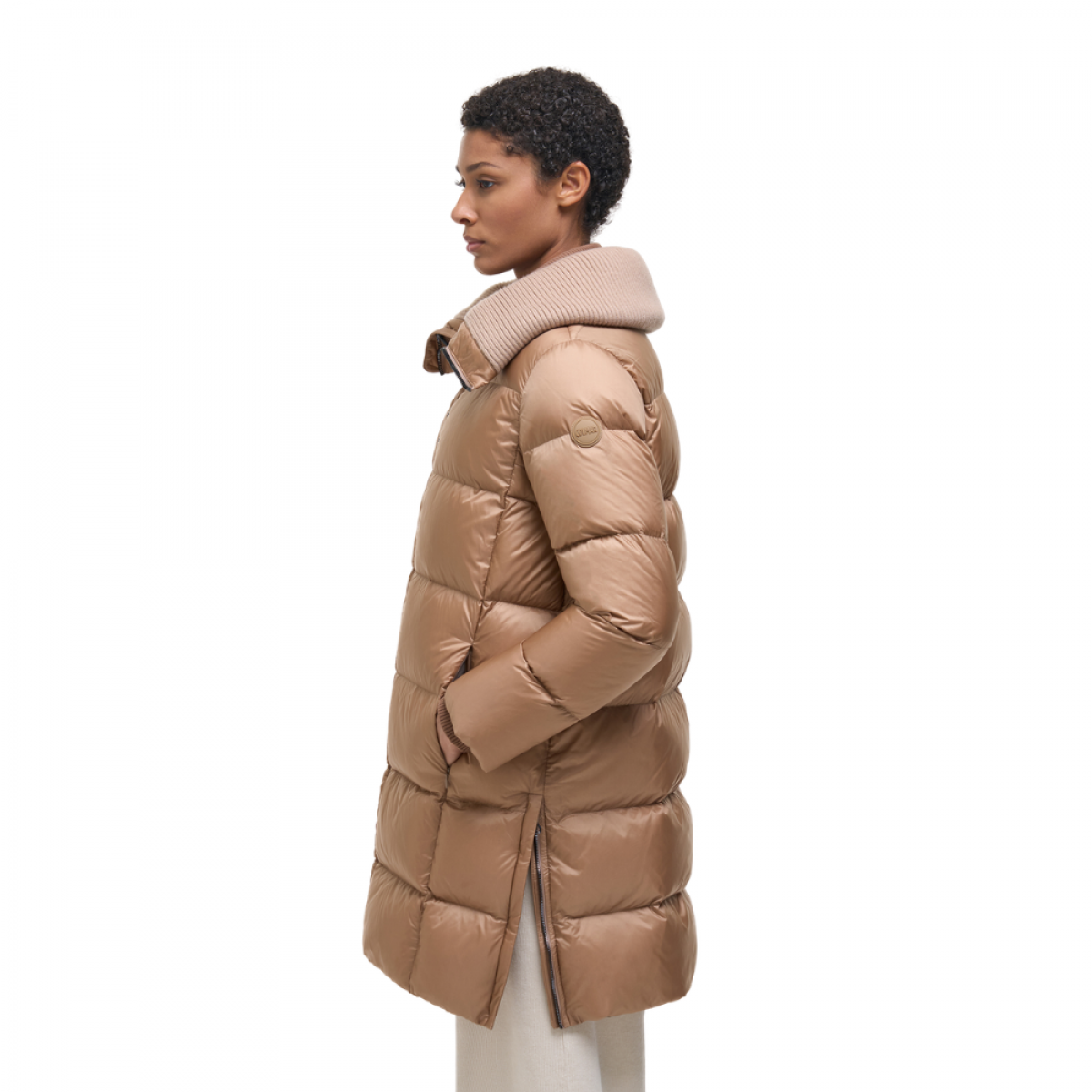 colmar down jacket wide collar - marrakech - fra siden 