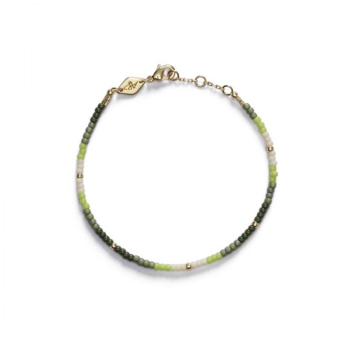 anni lu tie dye bracelet - sea green