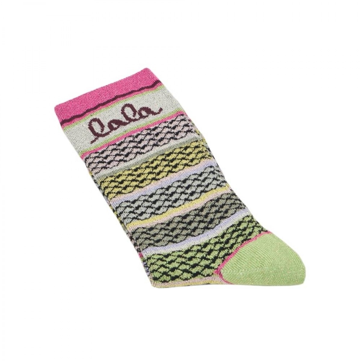silja socks - matcha green - front