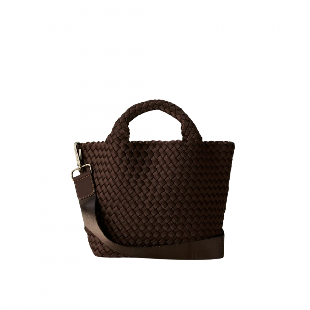 st barths small tote - chocolate