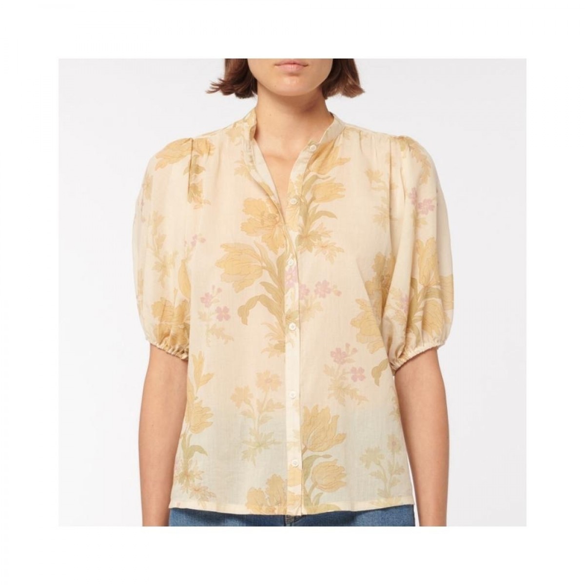 tonio shirt - bouton d'or - front