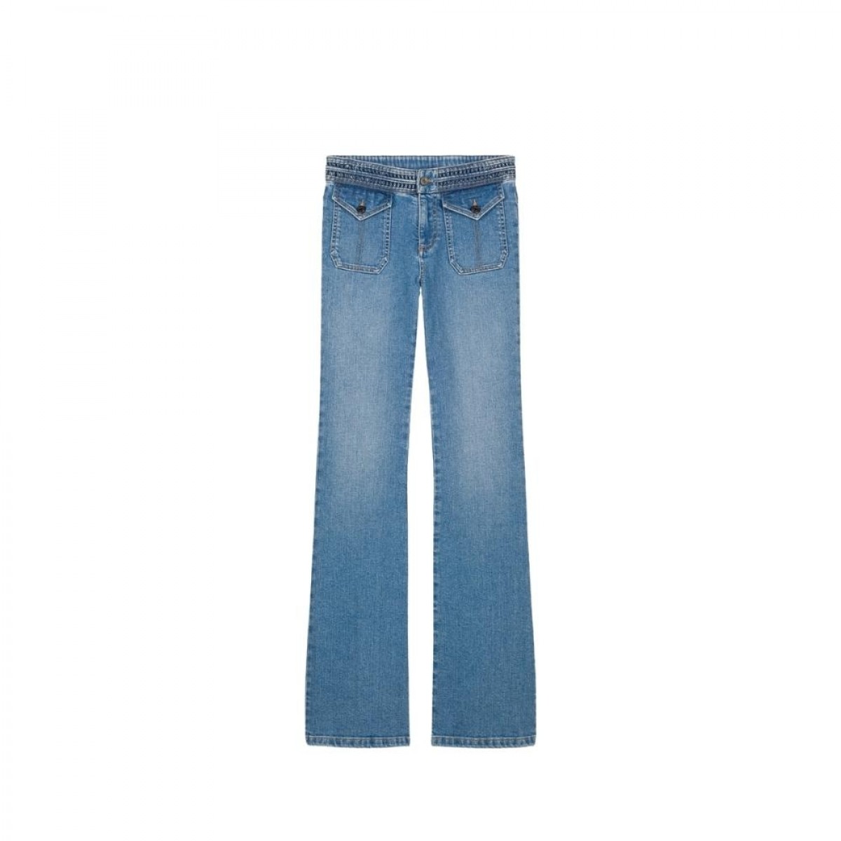 nano jeans - indigo - front