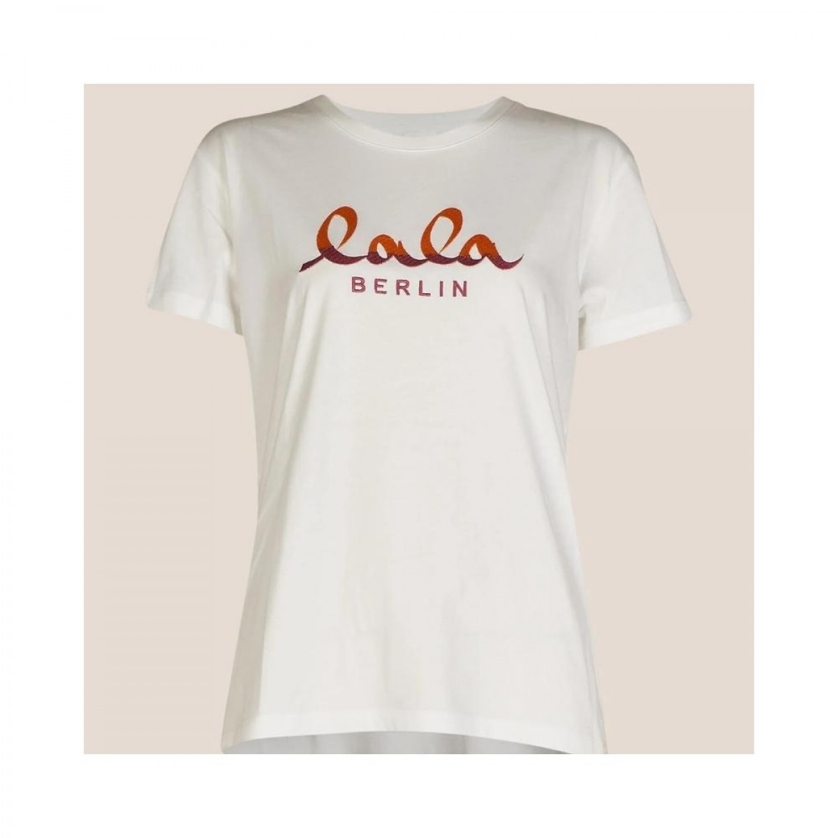 t-shirt cara logo - white - front