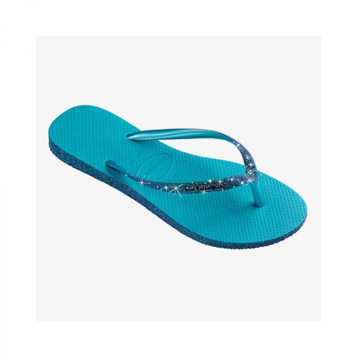 slim sparkle glitter - nautical blue - fra siden