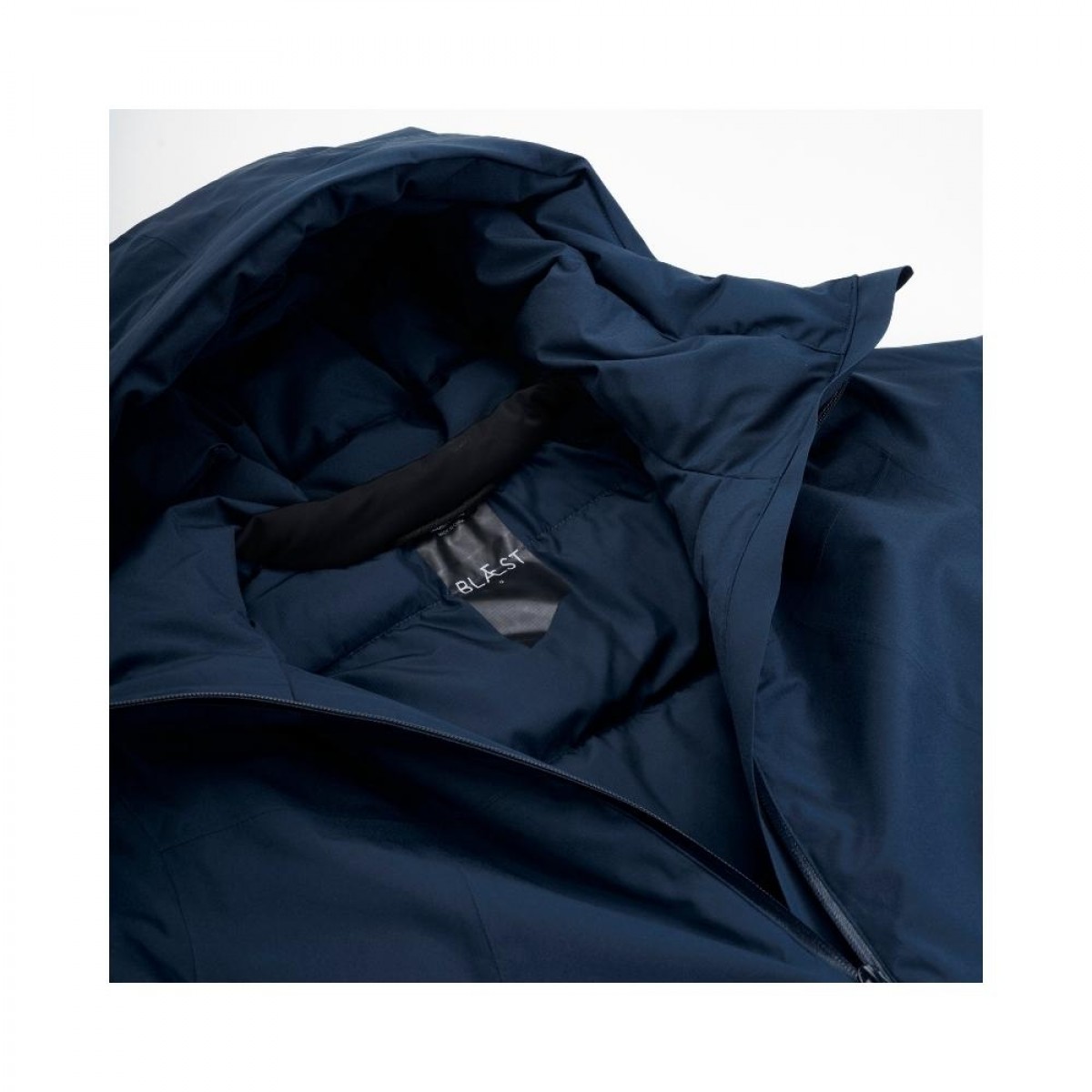 bjorli jacket - dark navy - zip detalje