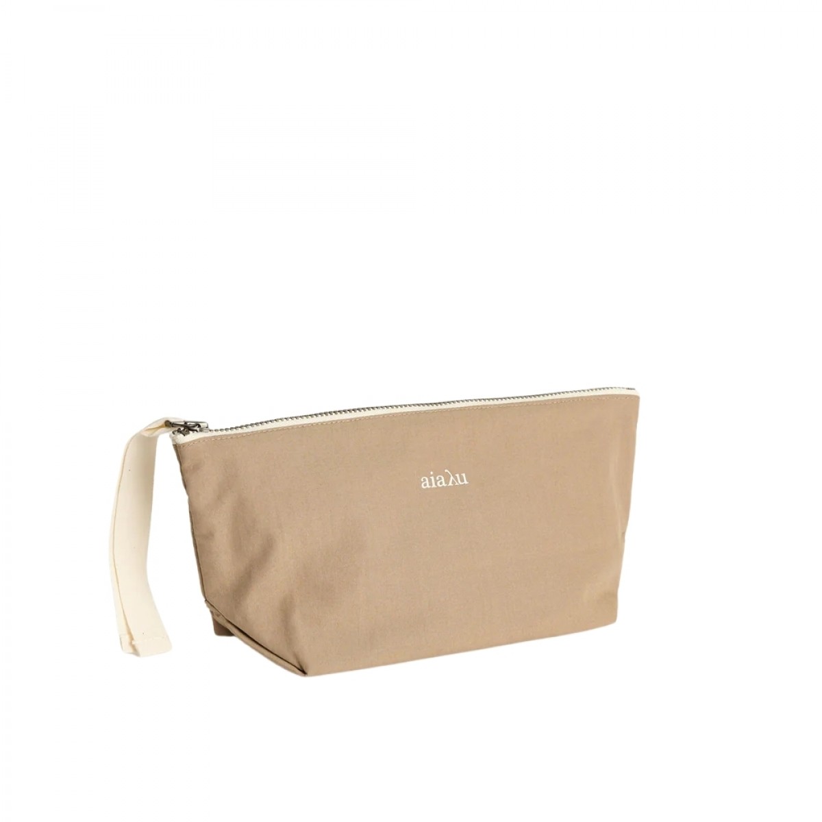 pouch mini heavy poplin - light earth