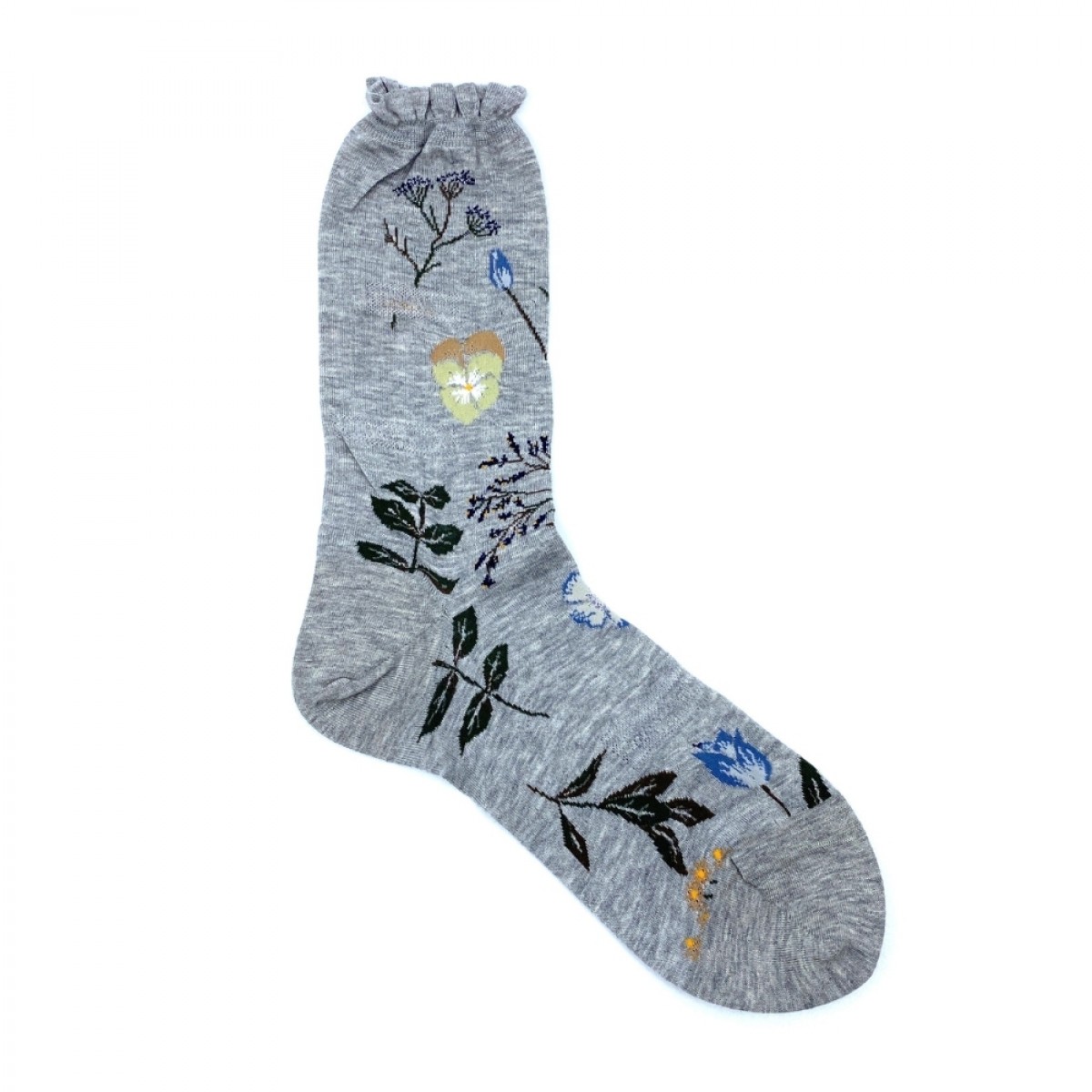 antipast pressed flowers - mix grey