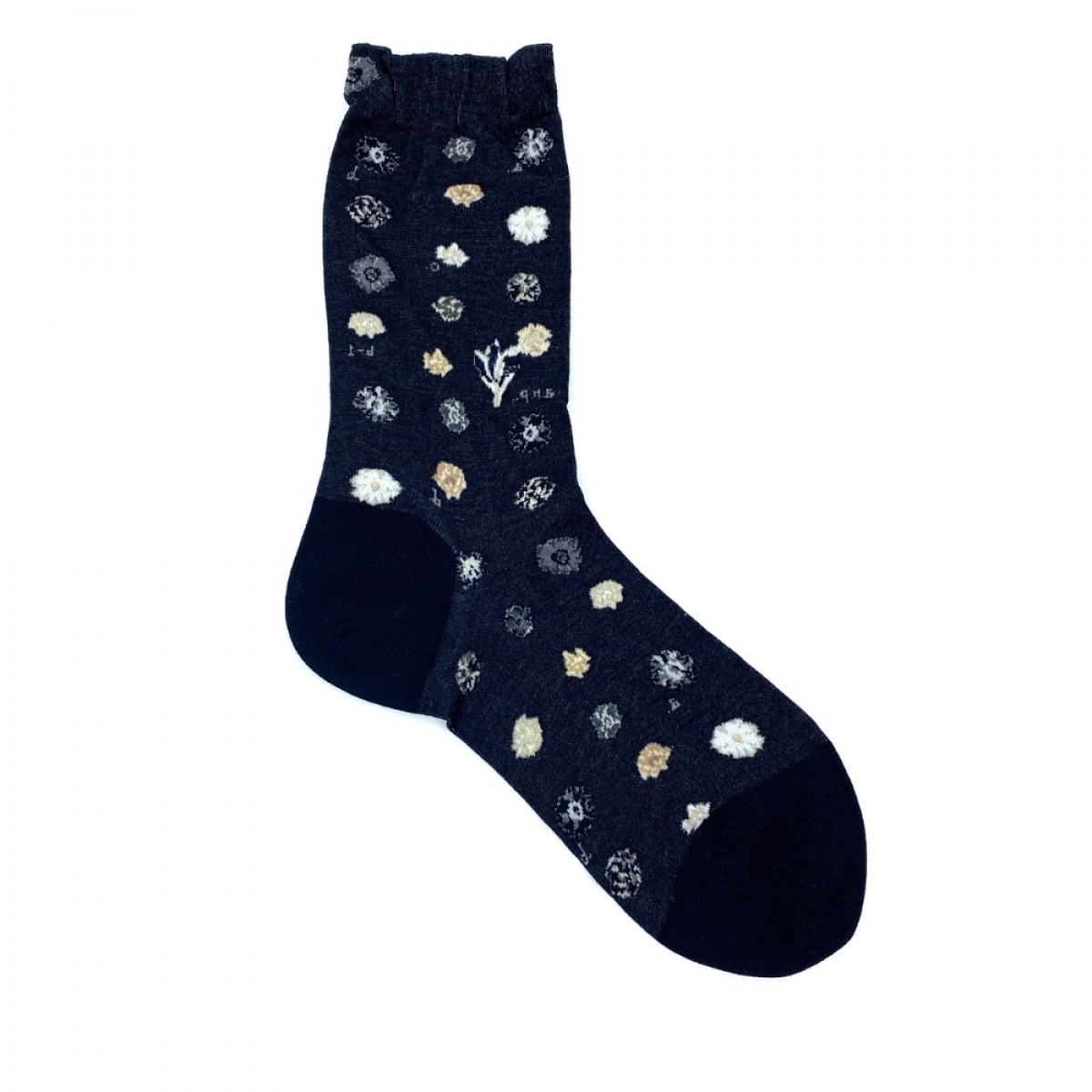 antipast polka flower - black