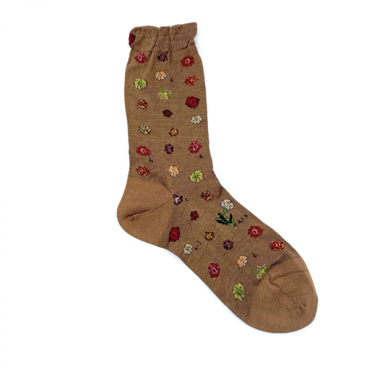antipast polka flower - brown