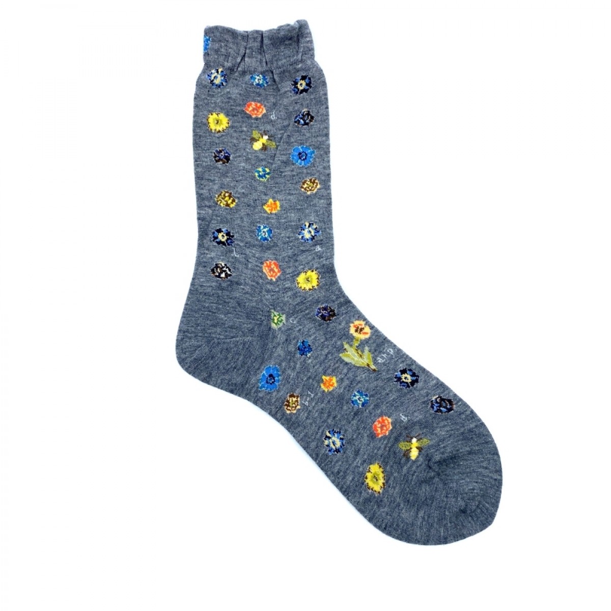 antipast polka flower - mix grey