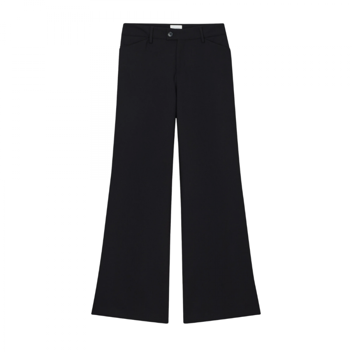 closed pant flye - black