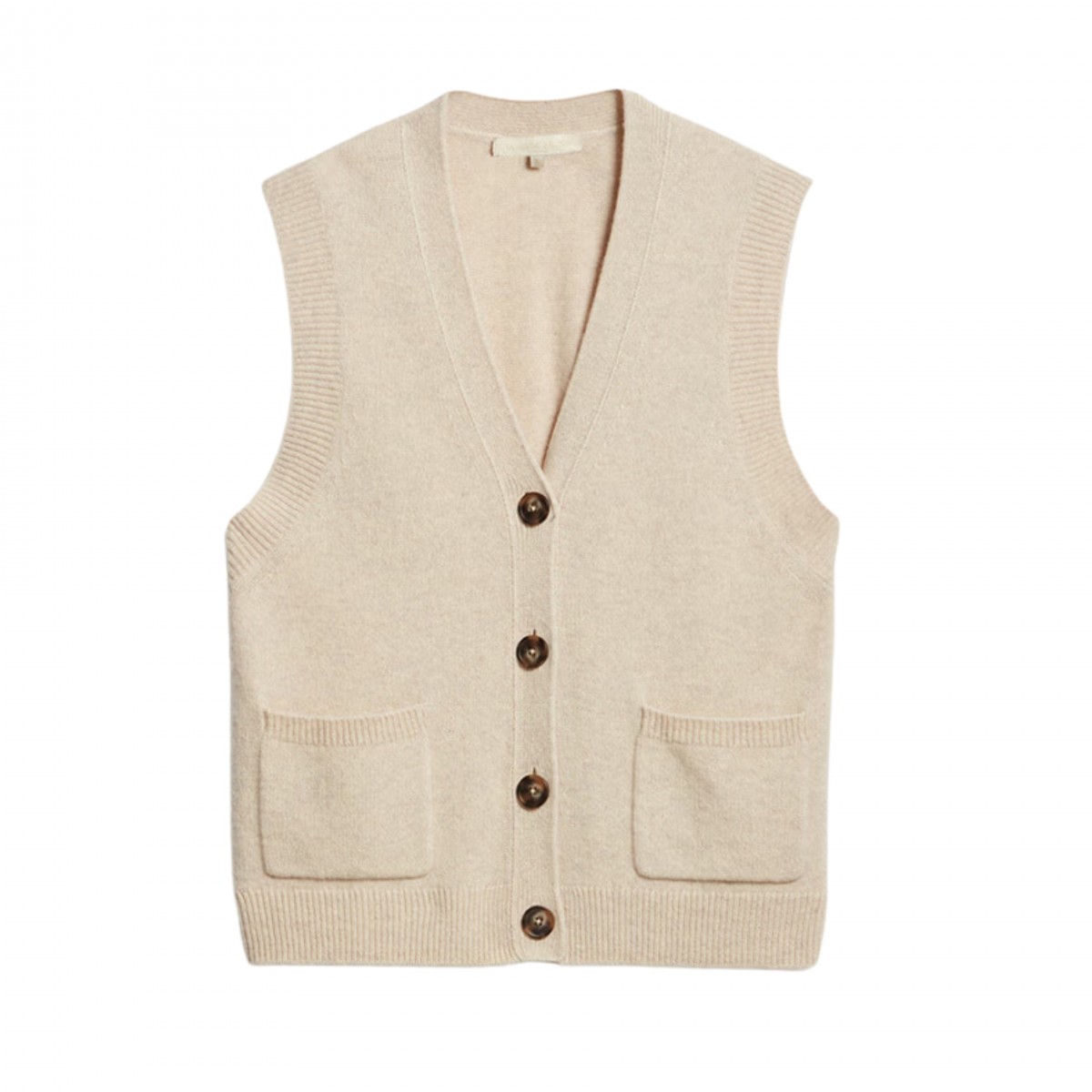 dashley vest - ecru