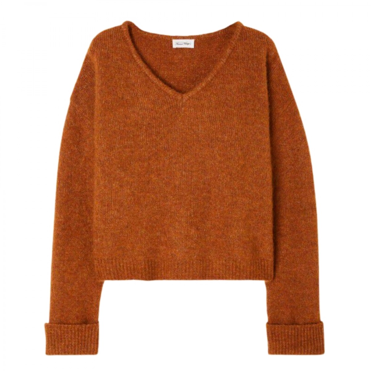 womens jumper east - melange cinnamon