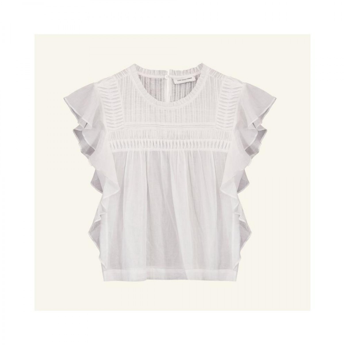 layona top - white - front