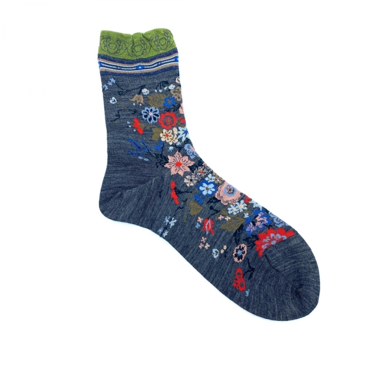 antipast happy flowers - grey