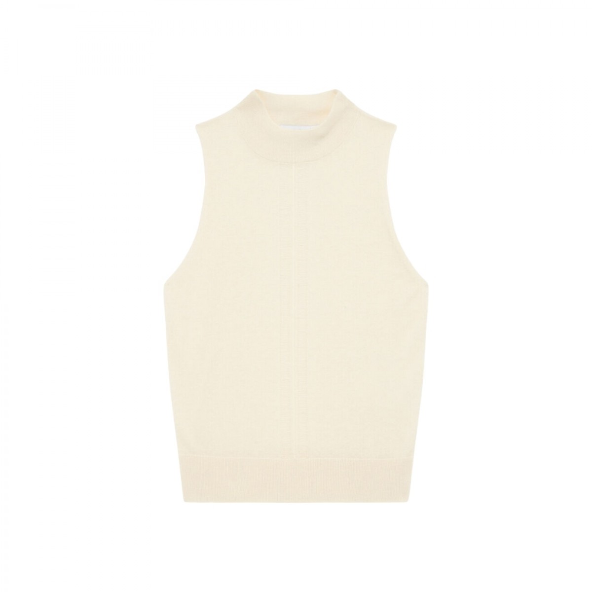 lorette knit vest - ecru