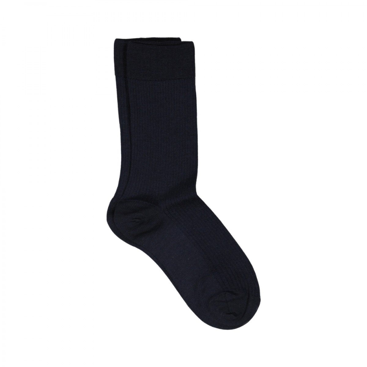 mrs. merino fine sock - black