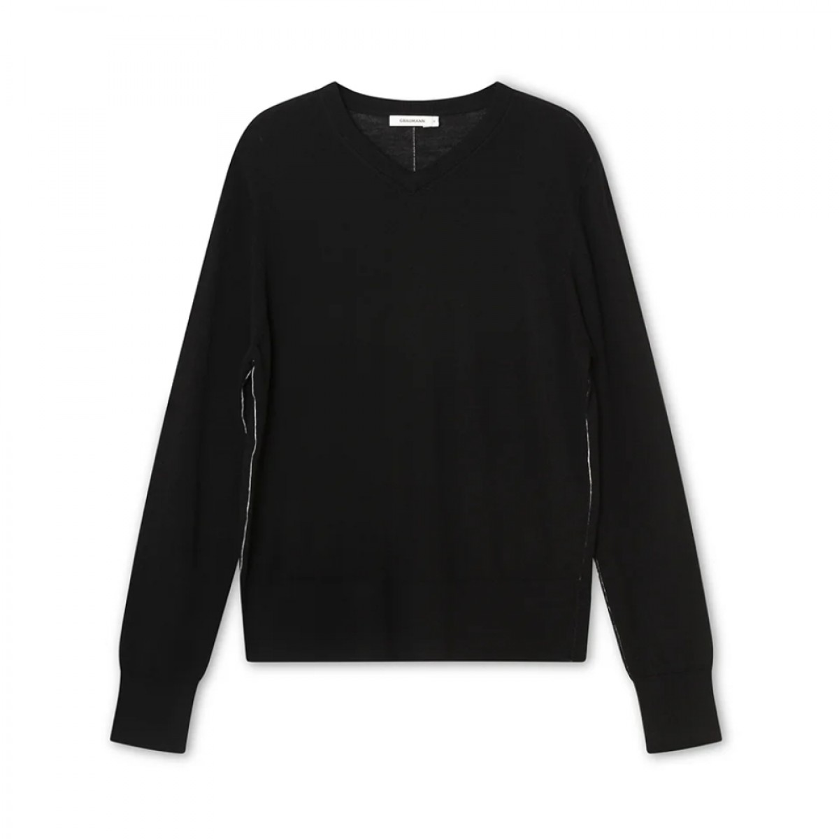 nora shirt knit - black