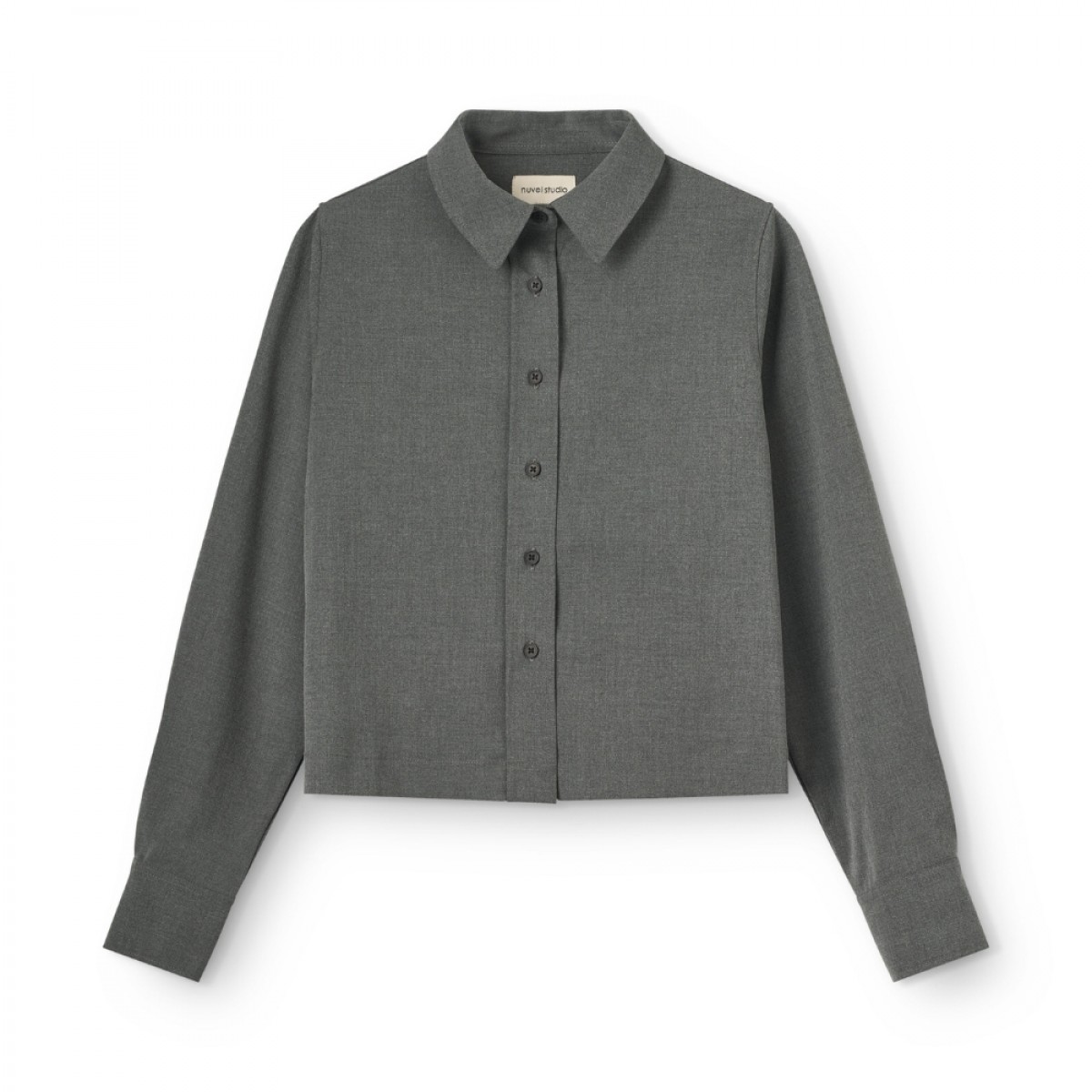 kerte long sleeve shirt - grey 