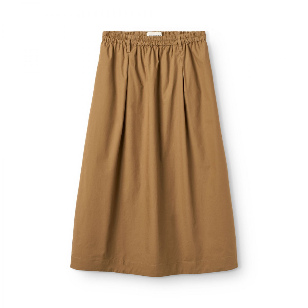 basic skirt poplin - camel