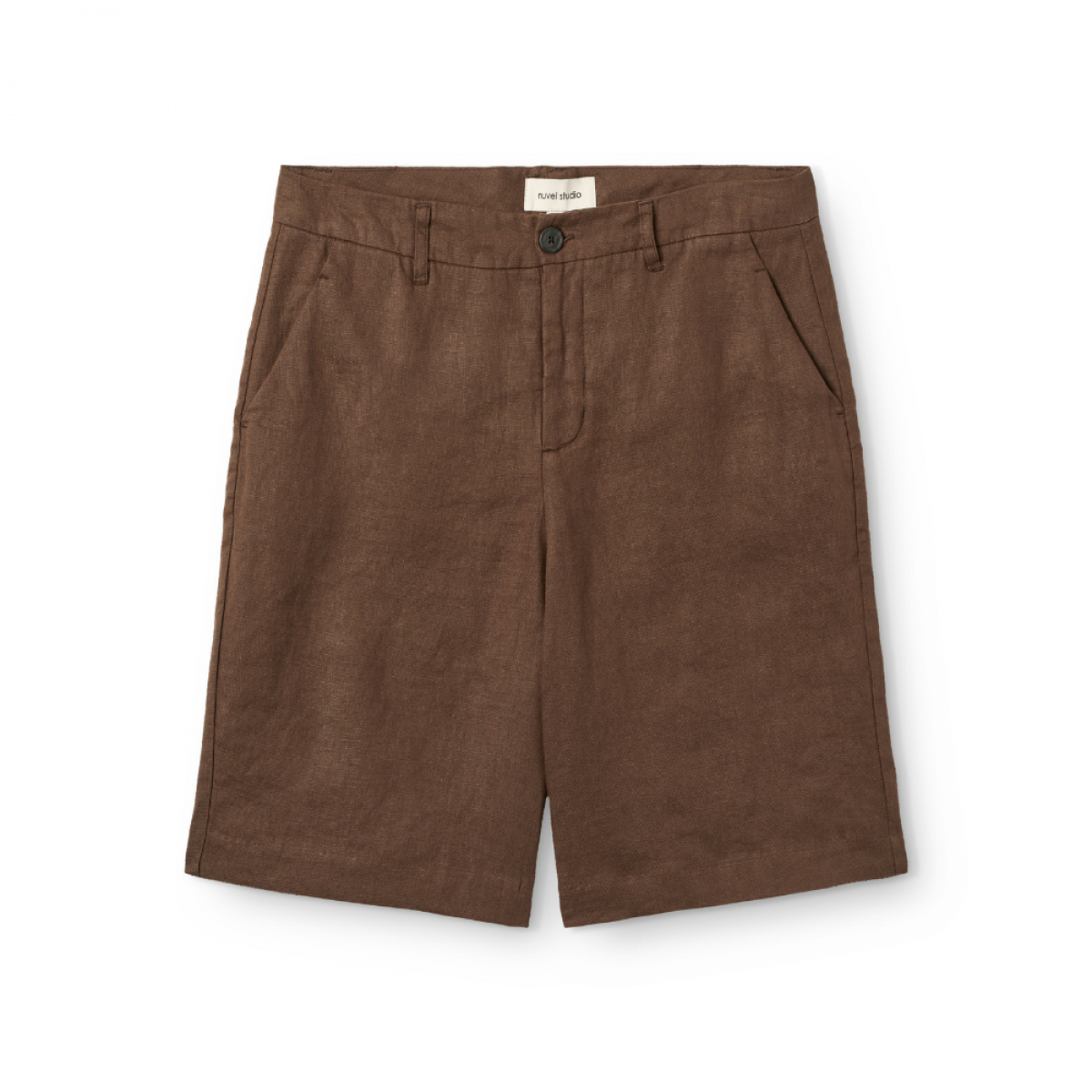 kerte shorts linen - brown