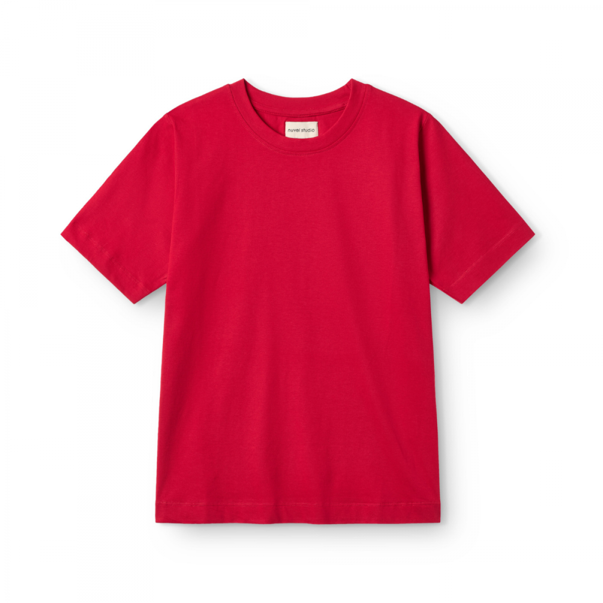nuvel studio basic tee - red