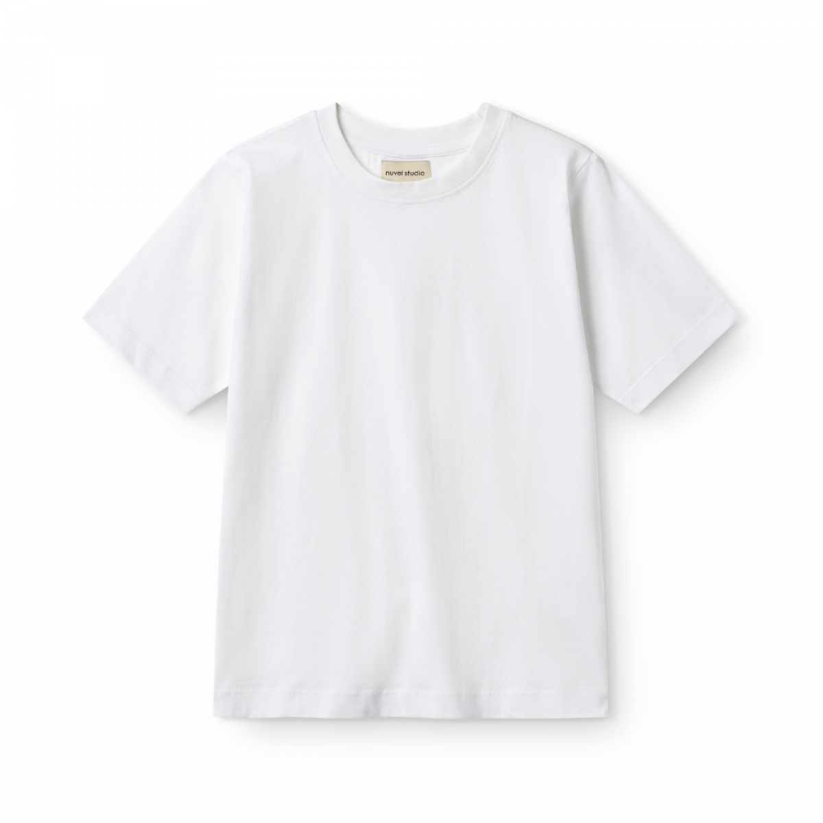nuvel studio basic tee - white