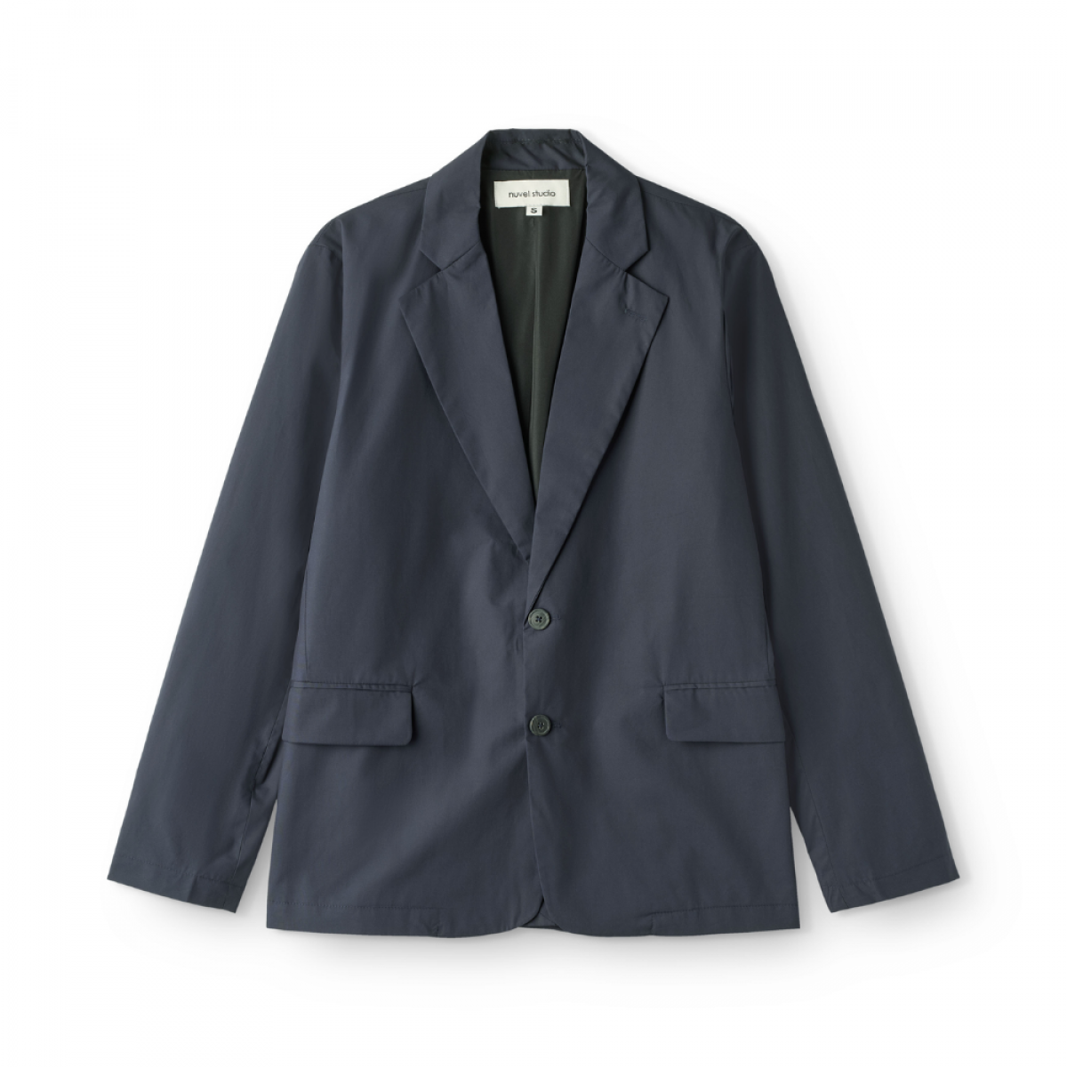 kerte blazer poplin - navy
