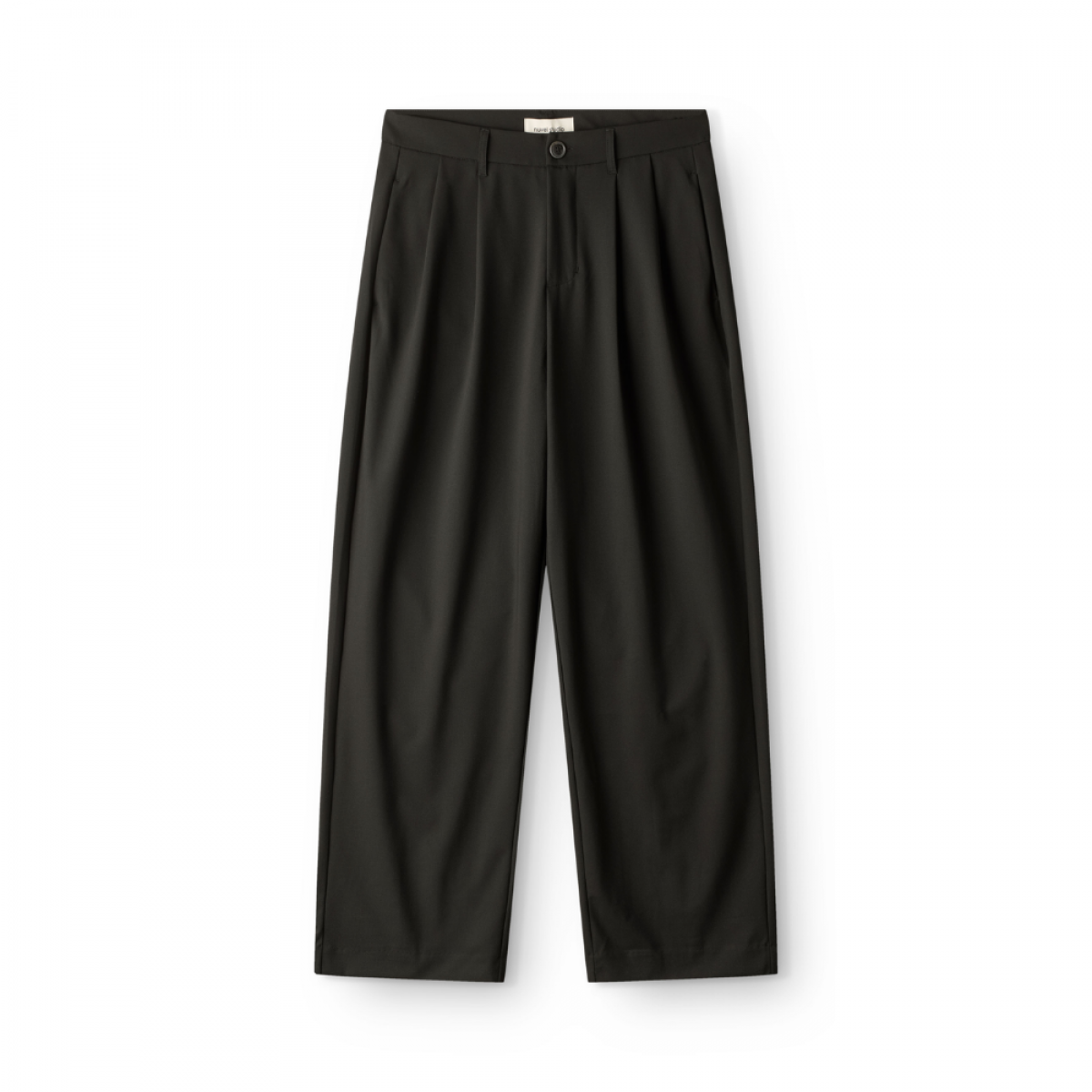 kerte pant 2 pleat - black