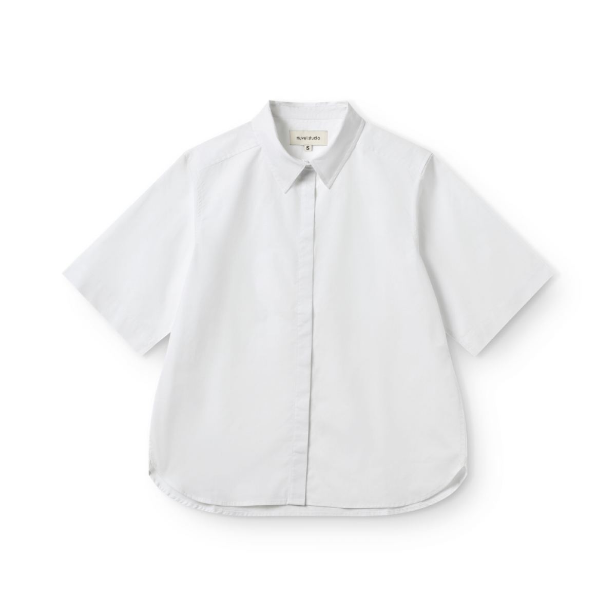 ss shirt poplin - white 