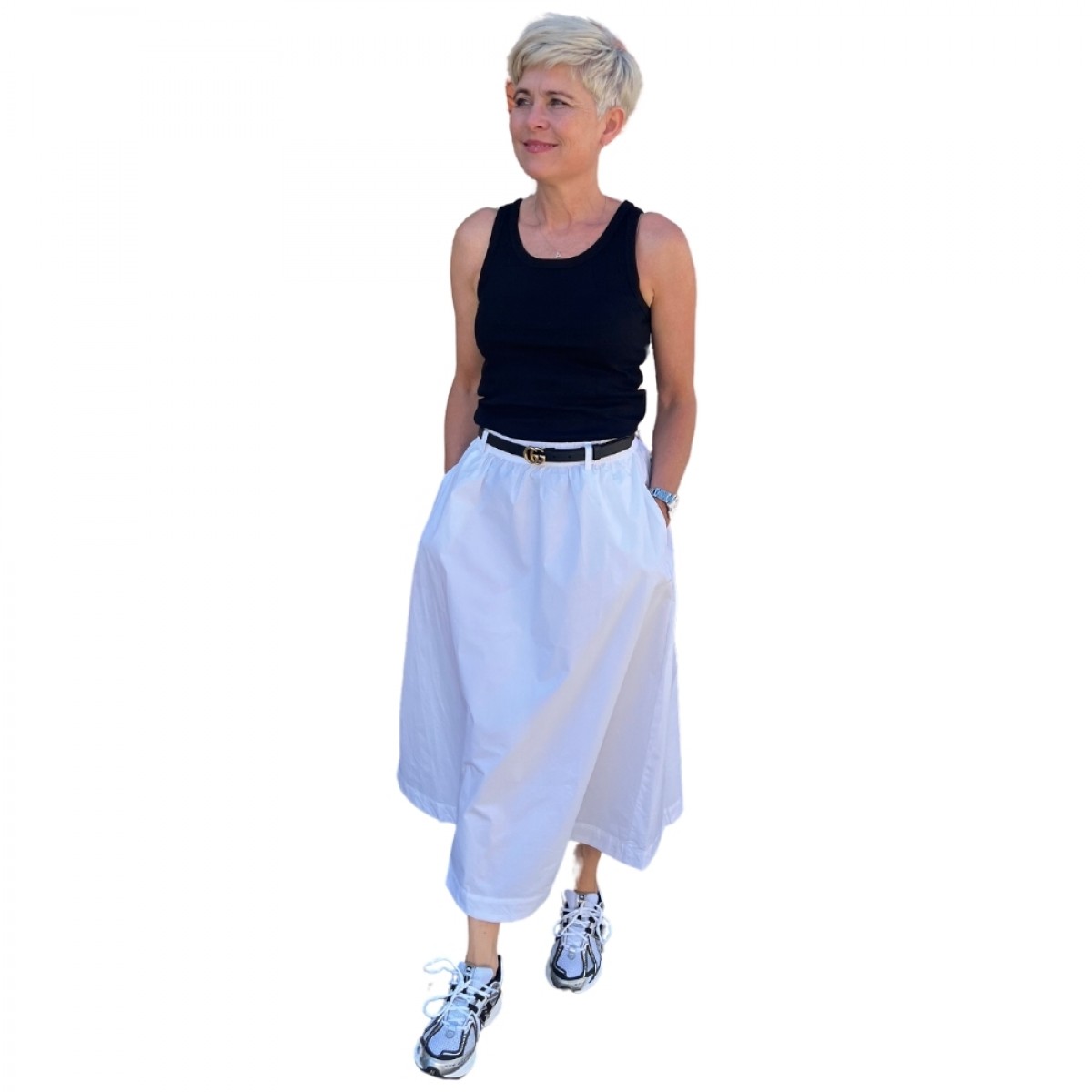 olivia skirt - white