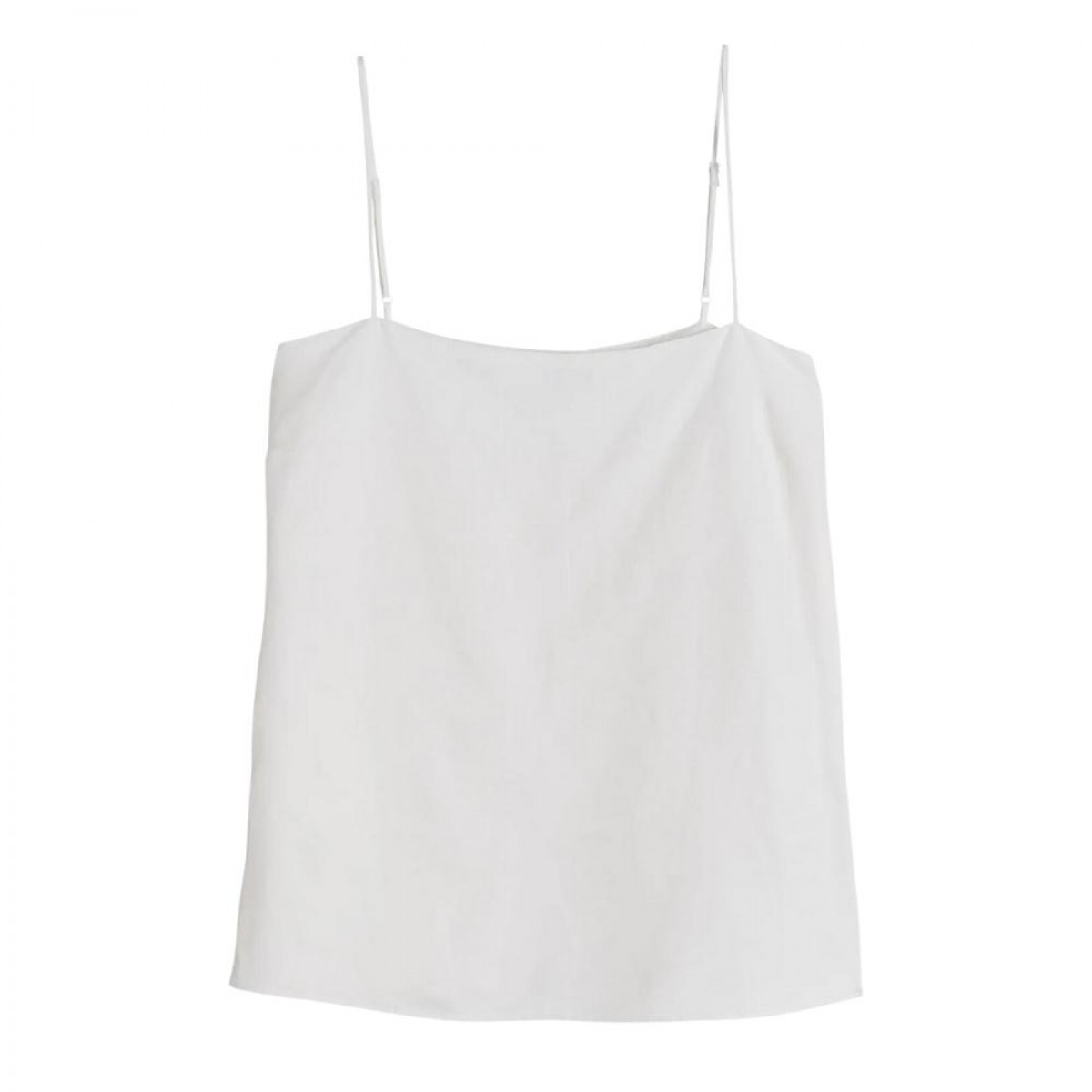 remi linen tank - off white - front