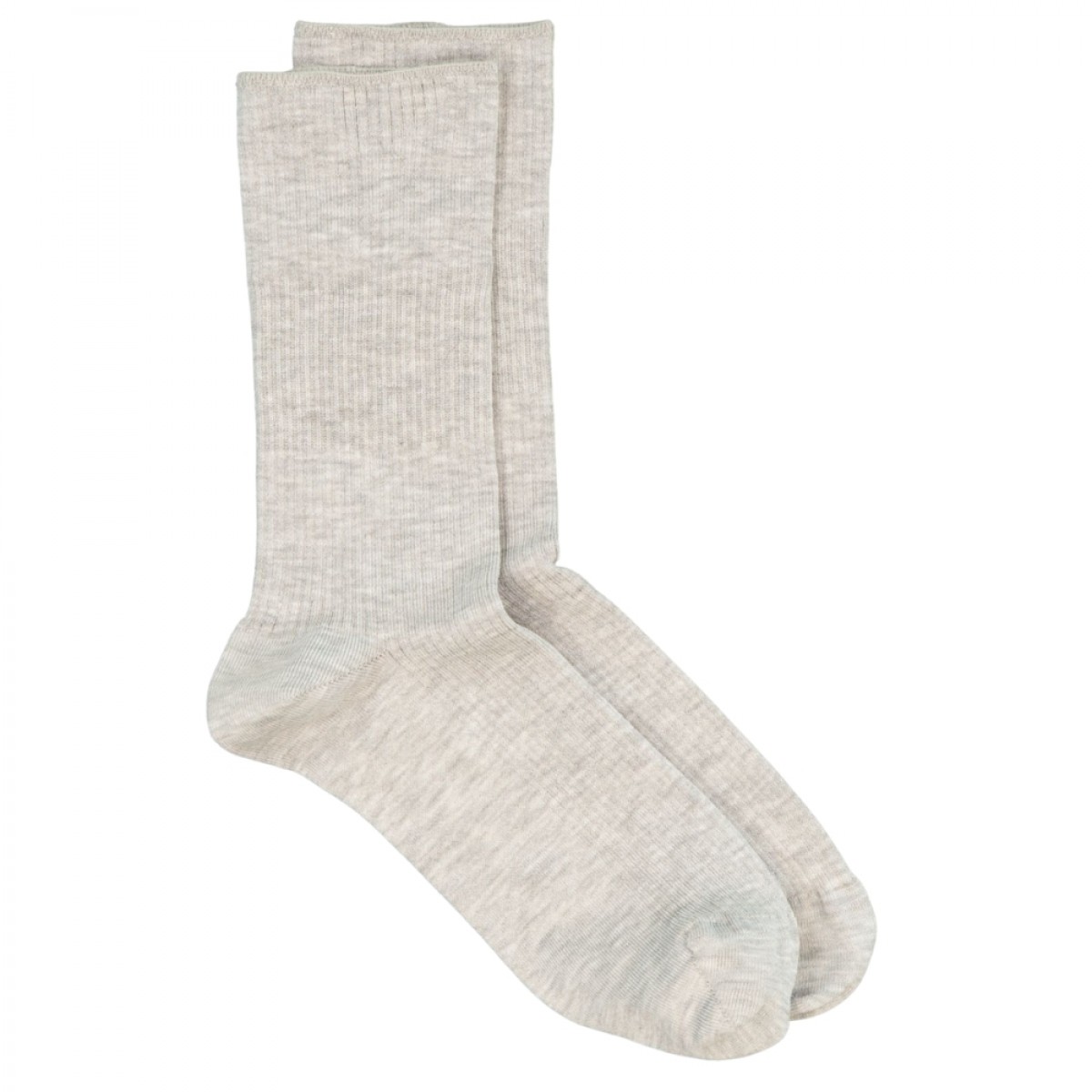 mrs. supreme cotton - light grey melange